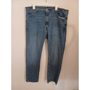Levi's 505 Jeans Blue Men's 42x29 Straight Leg Fit Vintage S110782 Light Denim